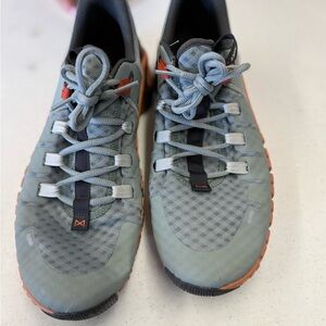 Nike gray Mens Metcon Athletic Shoes - Gray and Orange